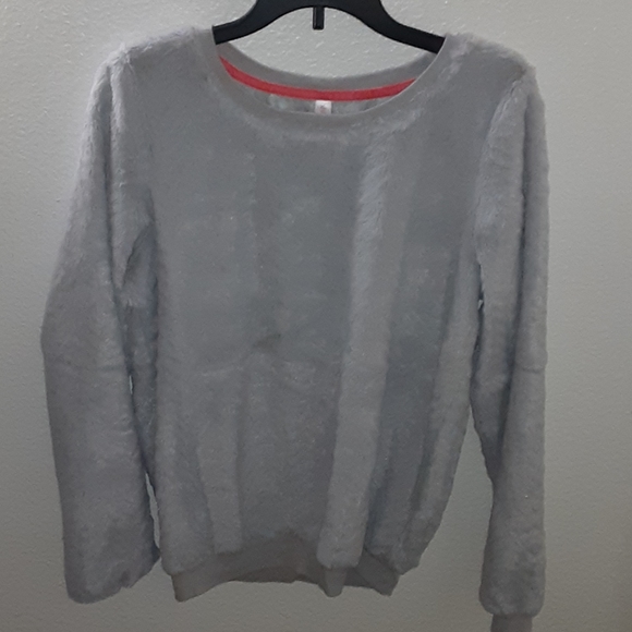 Fuzzy grey crewneck - Picture 1 of 2